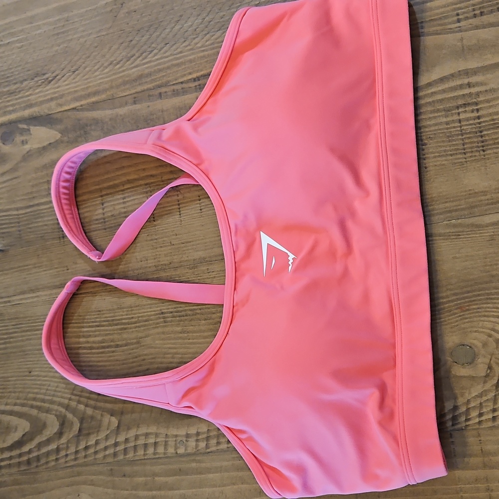Gymshark Pink Scoop Neck Training Sports Bra - Picture 4 of 6